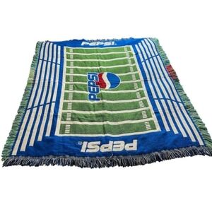 Vintage Pepsi Football Tapestry Throw Blanket by The Northwest Company